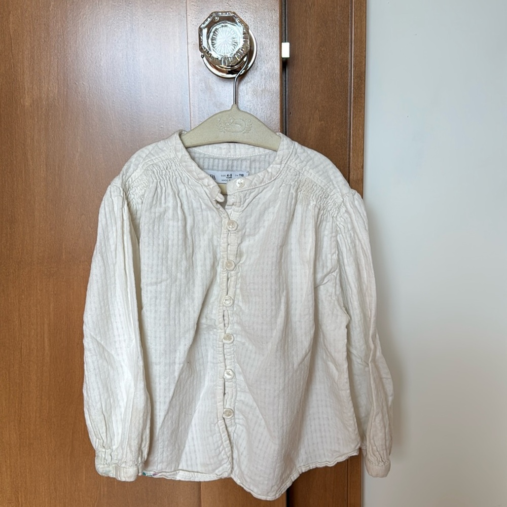 Zara Kids Girls Blouse Size 4-5Y